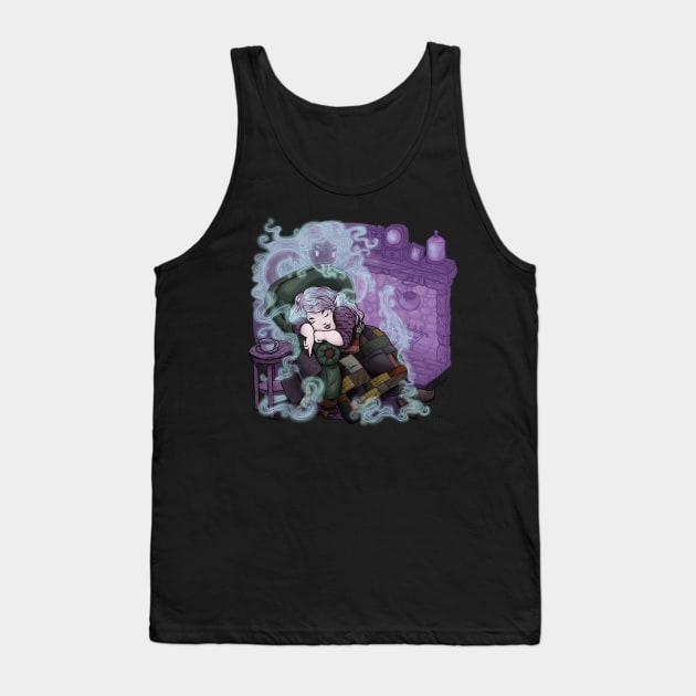 A ghostly visit Tank Top by SpacebatDesigns 